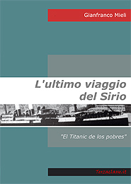 Copertina del libro "L'ultimo viaggio del Sirio"