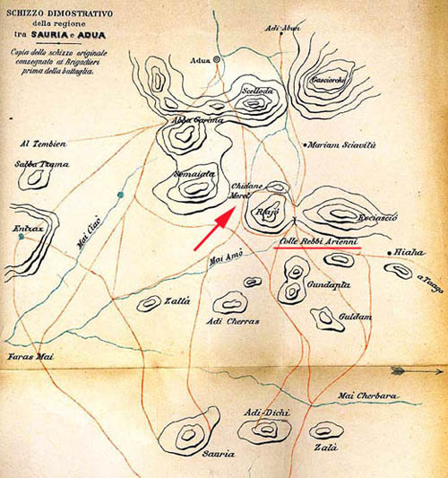 Mappa di Adua