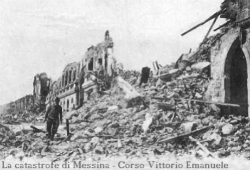 Messina colpita dal terremoto