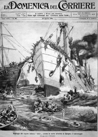 Il naufragio del piroscafo Sirio