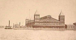 La prima stazione di Ellis Island
