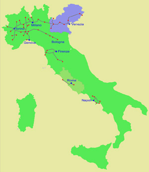 Rete ferroviaria nell'Italia postunitaria